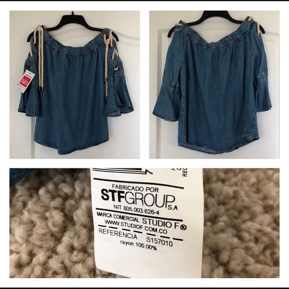 Denim Blouse - Picture 1 of 8